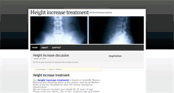 Desktop Screenshot of heightincreasetreatment.com
