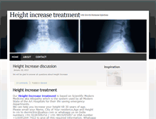 Tablet Screenshot of heightincreasetreatment.com